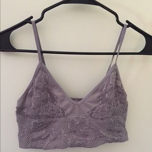 Lilac Free People Crop Top